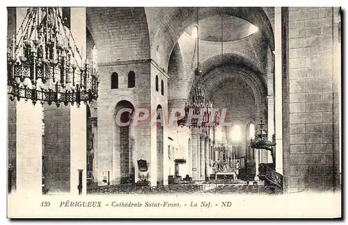 Cartes postales Perigueux Cathedrale Saint Front La nef