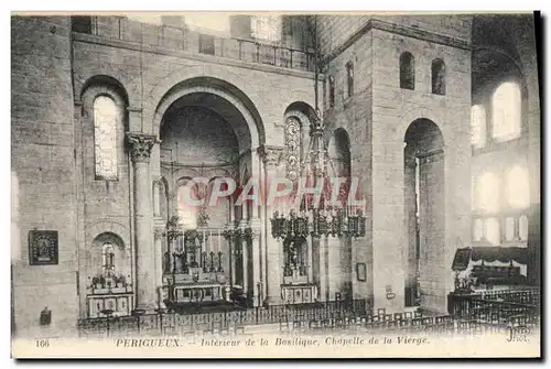 Ansichtskarte AK Perigueux Interieur De La Basilique Chapelle De La Vierge