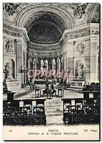 Cartes postales Dreux Interieur De La Chapelle Saint Louis