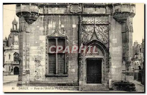 Cartes postales Dreux Port De l&#39Hotel De Ville