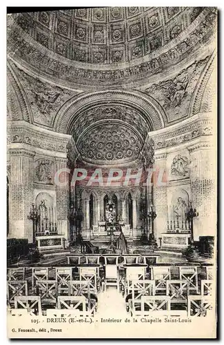 Ansichtskarte AK Dreux Interieur de la Chapelle Saint Louis