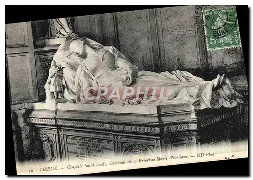 Cartes postales Dreux Chapelle Saint Louis Tombeau de la princesse Marie d&#39Orleans