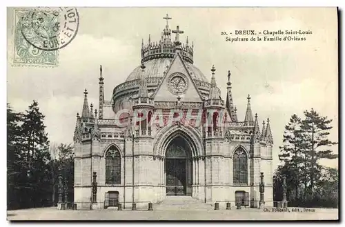 Cartes postales Dreux Chapelle Saint Louis Tombeau