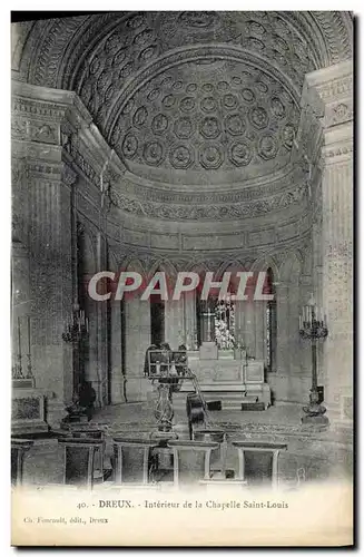 Cartes postales Dreux Interieur De La Chaplle Saint Louis