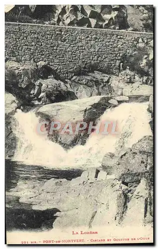 Ansichtskarte AK Pont De Montvert Cascade Et Gouffre de l&#39Oule