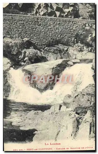 Cartes postales Pont De Montvert Cascade Et Gouffre de l&#39Oule