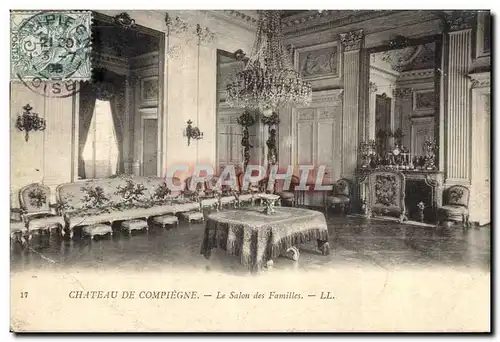 Ansichtskarte AK Chateau De Compiegne Le Salon Des Familles