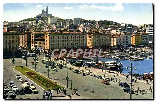 Moderne Karte Marseille Quai Des Belges Et Notre Dame De La Garde