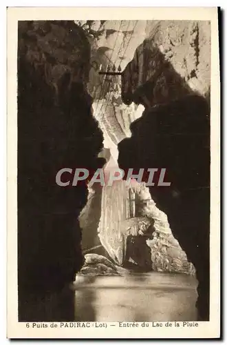 Ansichtskarte AK Puits De Padirac Entree Du Lac De La Pluie