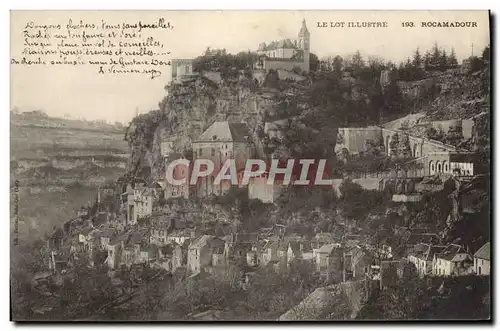 Cartes postales Le Lot Illustre Rocamadour