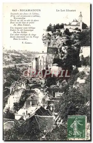 Cartes postales Le Lot Rocamadour