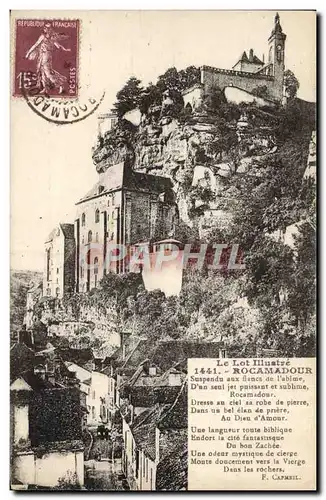 Cartes postales Le Lot Rocamadour