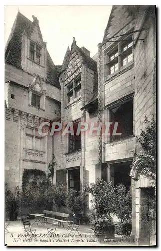 Cartes postales Saumur Chateau De Bousmais