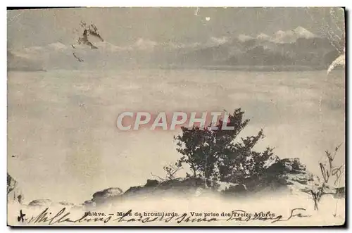 Cartes postales Aleve Mers De Brouilards Vue Prise Des Treize Arbres