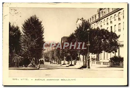 Cartes postales Vittel Avenue Ambroise Bouloumie