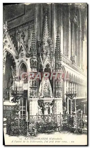 Cartes postales La Delivrande L'autel