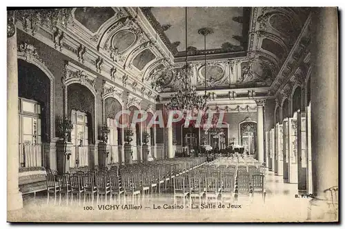 Ansichtskarte AK Vichy Le Casino La Salle De Jeux