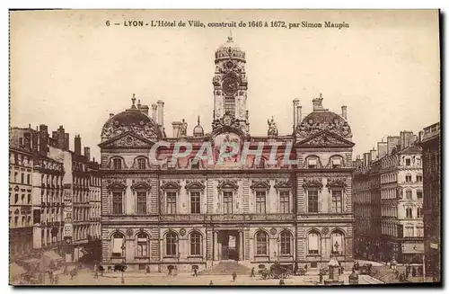 Cartes postales Lyon L&#39Hotel De Ville