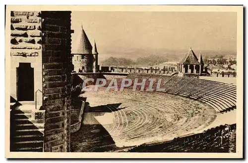 Cartes postales Carcassonne La Cite Le Theatre