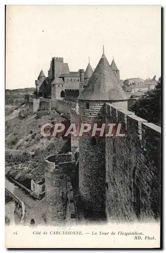 Cartes postales Carcassonne La Tour De l&#39Inquisition