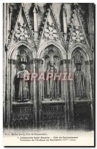 Cartes postales Carcassonne Cathedrale Saint Nazaire Tombeau de l&#39eveque Rochefort