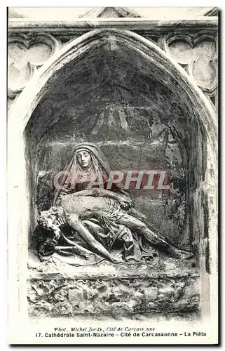 Cartes postales Carcassonne Cathedrale Saint Nazaire La Pieta