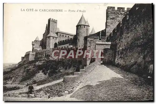 Cartes postales Carcassonne Porte d'Aude