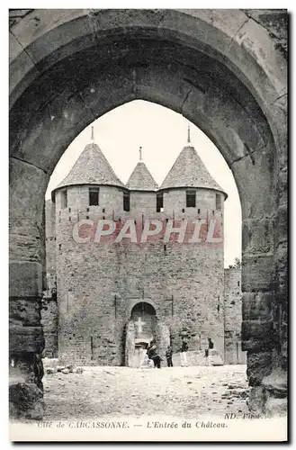 Cartes postales Carcassonne L&#39Entree Du Chateau