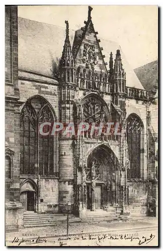 Cartes postales Rethel Portail de l&#39eglise Saint Nicolas