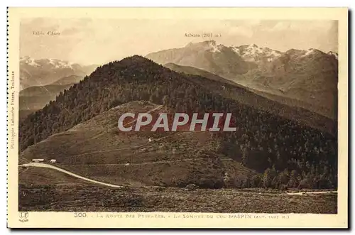 Ansichtskarte AK Route des Pyrenees Le sommet du col d&#39Aspin