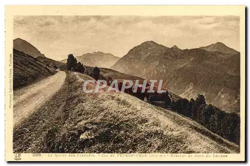 Ansichtskarte AK Route des Pyrenees Col de Peyresourde Versant et fond du Louron