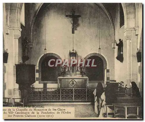 Ansichtskarte AK Paray le Monial Interieur de la chapelle du monastere de Ste Claire