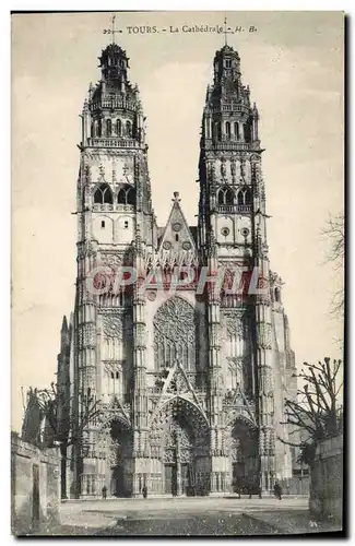 Cartes postales Tours La cathedrale