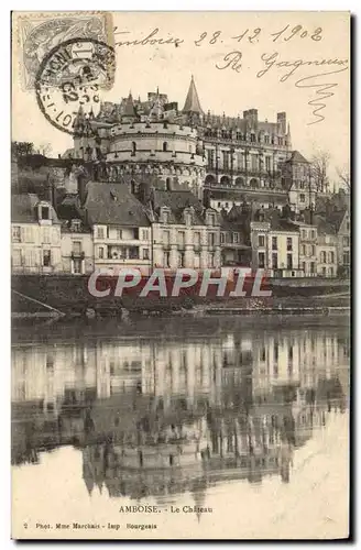 Cartes postales Amboise Le chateau