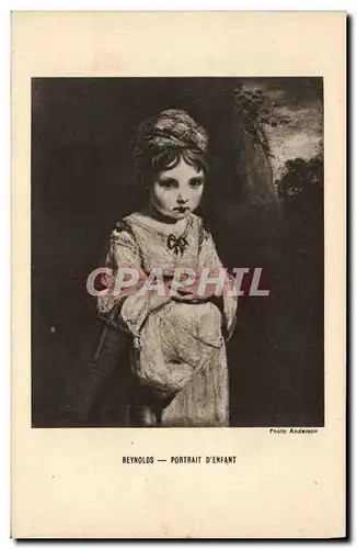 Ansichtskarte AK Reynolds Portrait d&#39enfant