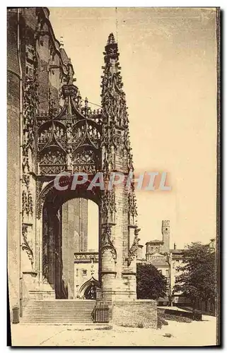 Cartes postales Albi Cathedrale Sainte Cecile Le porche