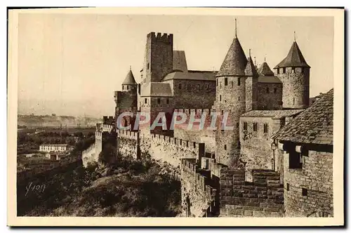 Cartes postales Cite de Carcassonne Le chateau Comtal