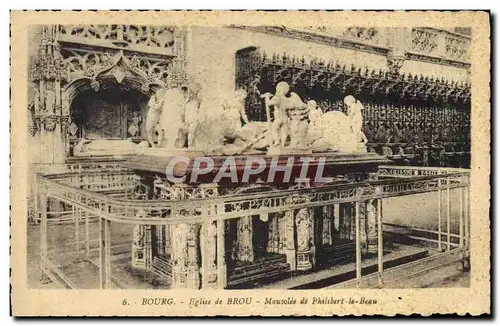 Ansichtskarte AK Bourg Eglise de Brou Mausolee de Philibert le Beau