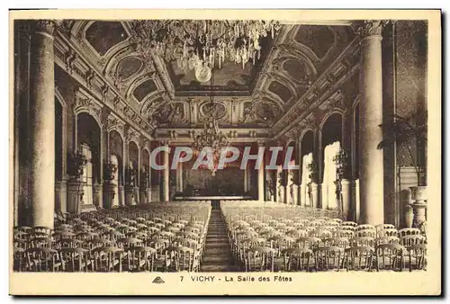 Cartes postales Vichy La salle des fetes