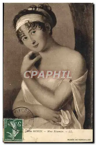 Cartes postales Mme Morin Mme Recamier Musee de Versailles