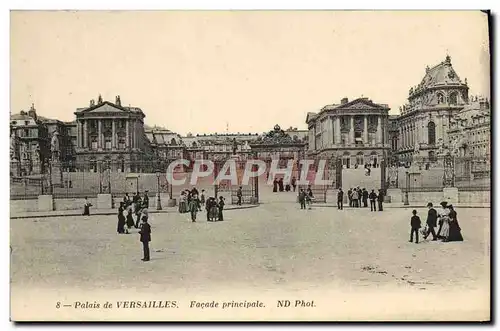 Cartes postales Palais de Versailles Facade principale