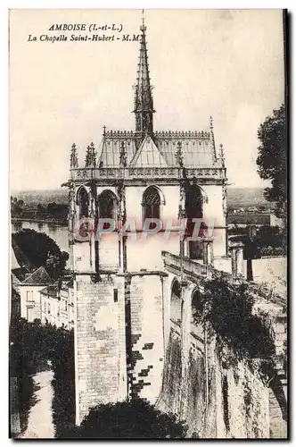 Cartes postales Amboise La chapelle Saint Hubert