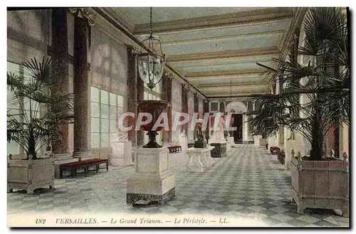 Ansichtskarte AK Versailles Le Grand Trianon Le peristyle