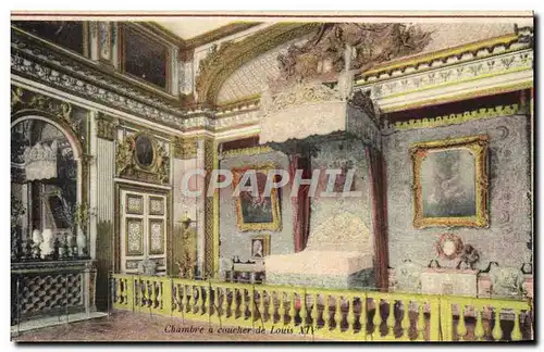 Cartes postales Versailles Chambre a coucher de Louis XIV