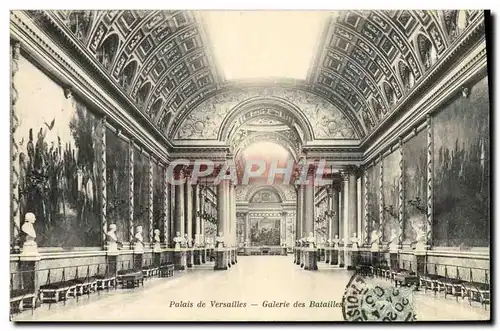 Cartes postales Palais de Versailles Galerie des Batailles