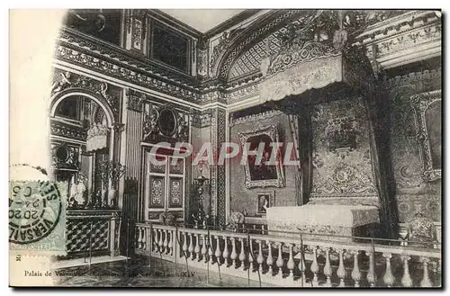 Cartes postales Palais de Versailles Chambre a coucher de Louis XIV