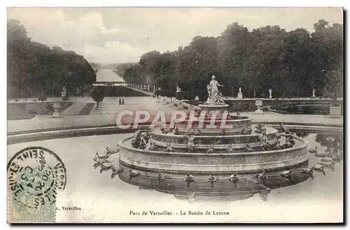 Cartes postales Parc de Versailles Le bassin de Latone