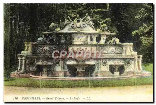 Cartes postales Versailles Grand Trianon Le buffet