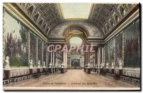 Ansichtskarte AK Palais de Versailles Galeries des batailles