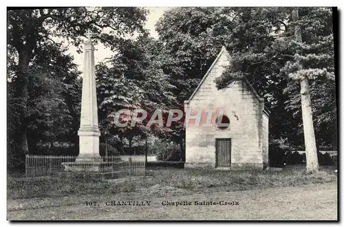 Cartes postales Chantilly Chapelle Sainte Croix